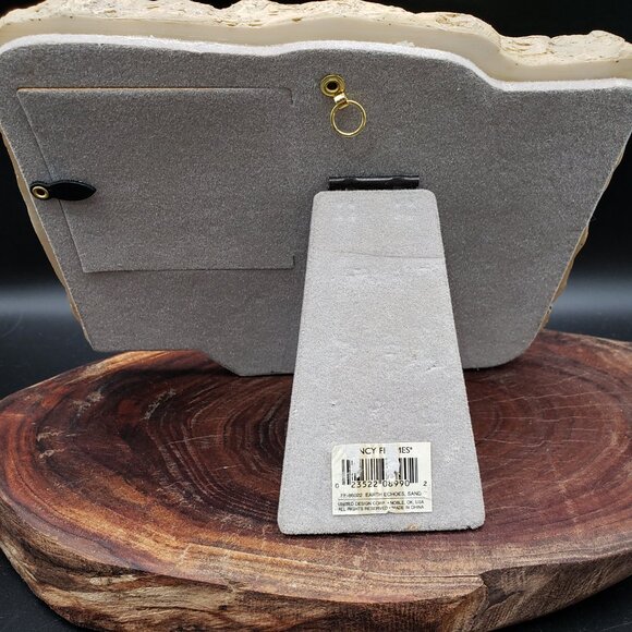 Vintage Fancy Frames Earth Echoes Fossil Leaf Photo Frame – Stone Look Nature De - Picture 3 of 8